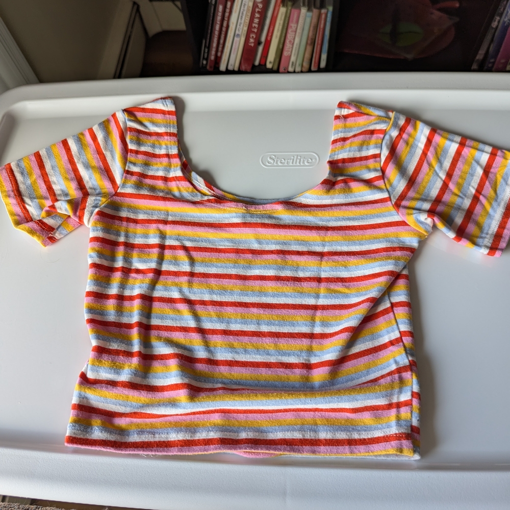 Topshop Multicolor Striped Tank Top